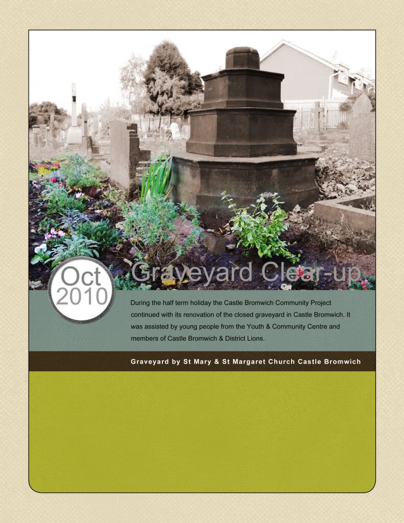 Half Term Graveyard Clear-up